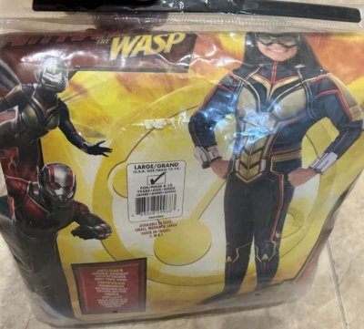 Wasp Antman Youth Kids Costume Muscle Chest Large 12-14  NEW in Retail Packaging - Image 1 of 3