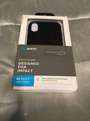 Speck Presidio Grip - iPhone X/Xs - black/black - Image 1 of 3