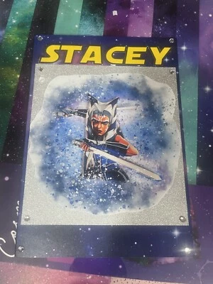 Tarjeta de felicitación personalizada temática Ahsoka Foto 1 de 3