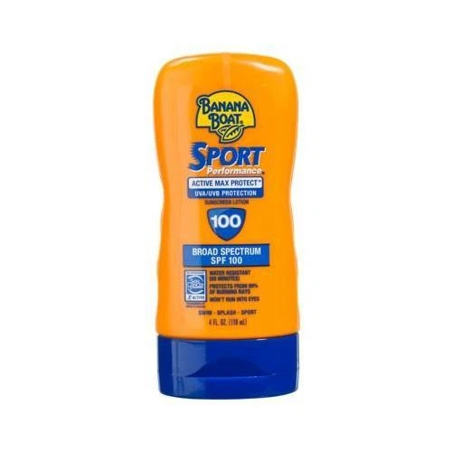 Banana Boat Sport Performance Active Max Protect Water Resistant SPF 100 4.0 Oz