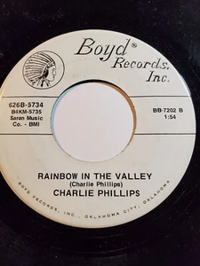 Charlie Phillips - Big Ball IN Cowtown/Rainbow In The Valley 45 RPM VG F130A - Picture 1 of 1