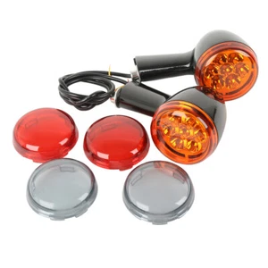 Front LED Turn Signals Light Bracket Fit For Harley Sportster XL1200 XL883 92-22 - Foto 1 di 4
