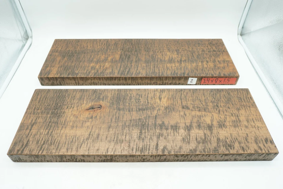 Par de estantes flotantes Shelfology KFSMWRC00ALNM taquilla de aliso macizo aserrada en cinta nuez moscada Foto 1 de 4