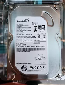 Seagate Barracuda 500GB Internal 7.2K RPM SATA 3.5'' (ST500DM002) Hard Drive - Picture 1 of 1