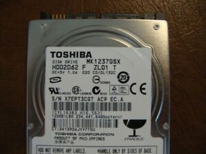 **For Parts Only** Toshiba MK1237GSX HDD2D62 F ZL01 T 020 C0/DL132C 120gb Sata