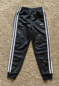 Adidas Kid’s Jogger Pants Black Sz 6x - Picture 1 of 5