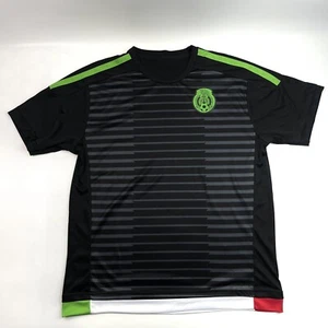 Selección Mexicana Mexico International Soccer National Team Black T-Shirt L/XL - Picture 1 of 7