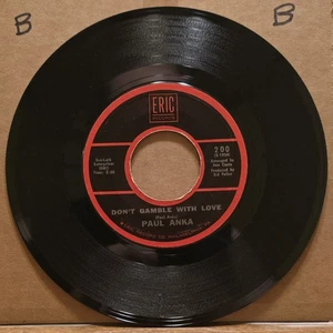Paul Anka: Diana/Don't Gamble With Love - 45rpm Eric - Picture 1 of 2