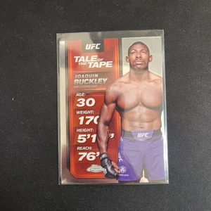 2025 Topps Chrome UFC - Tale of the Tape #TTT-12 Joaquin Buckley      L57 - Picture 1 of 2