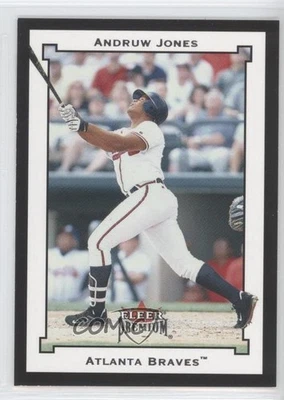 2002 Fleer Premium Andruw Jones #145 - Image 1 of 2