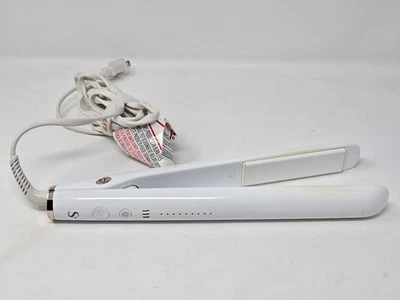T3 Micro Single Pass Style Plus Hair Flat Iron White #77590 Tested Works - Image 1 of 4
