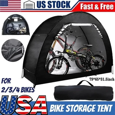 Travel Bike Storage Shed Tent Outdoor Portable Bicycle Storage for Bikes NEW - Image 1 of 4
