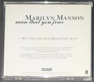 Marilyn Manson Man That You Fear CD 1997 Promo Radio Edit - Bild 1 von 4