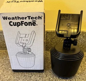 WeatherTech CupFone Universal Adjustable Cup Holder Car Mount Cell phone - Picture 1 of 2