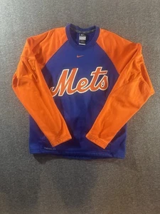 Nike Mets orange blau Pullover Crew Herren Small - Bild 1 von 4