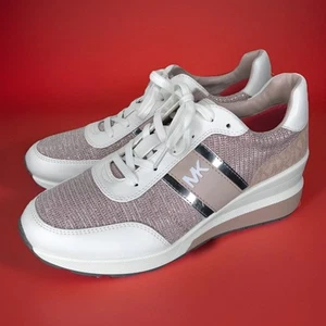 Woman's Sneakers & Athletic Shoes MK Michael Kors Mabel Trainer LS21J Size 9.5 - Picture 1 of 11