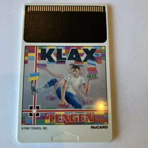 Klax TurboGrafx-16, Turbo Grafx, Game Only, Untested - Picture 1 of 4
