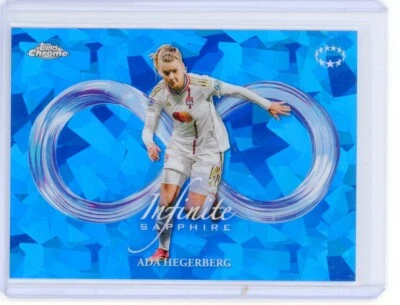 2023-24 Topps Chrome Sapphire UEFA Women's ADA HEGERBERG Infinite Case Hit SSP - Image 1 of 2