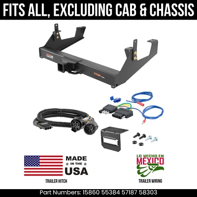 For 11-19 Chevy Silverado 3500HD Trailer Hitch w/ 5 Pin Wiring Excl C&Cs Curt — 第 1/4 张图片