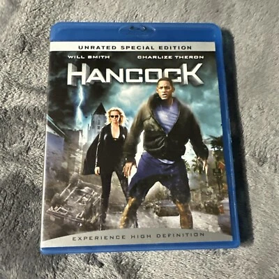 Hancock (Blu-ray  2008) Unrated Special Edition w/ Will Smith & Charlize Theron Foto 1 de 3