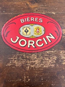 Insegna Birra-Bieres JORCIN  Francia  anni’30 - Picture 1 of 2