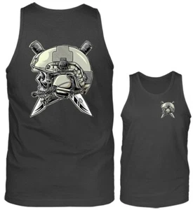 Casco de operaciones especiales militar ejército marines armas tácticas camiseta sin mangas - Imagen 1 de 8