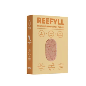 Reefyll Foaming Hand Soap Dissolvable Tablets Juicy Orange 5 Pack - Picture 1 of 6
