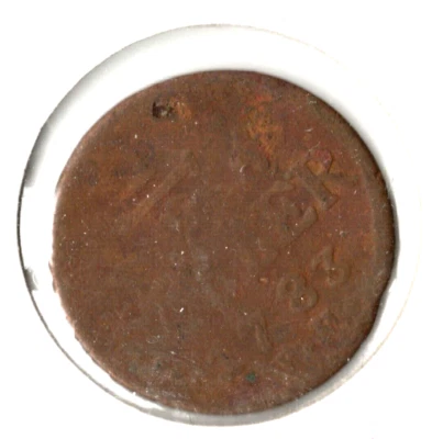 Coin Julich-Berg (Duchies in Holy Roman Empire) 1/2 Stuber 1783 KM206 - Image 1 of 2