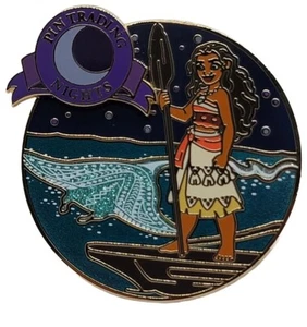 Disney Pin 2020 WDW Pin Trading Nights: Moana with Oar & Manta Ray LE New Ship - Picture 1 of 12