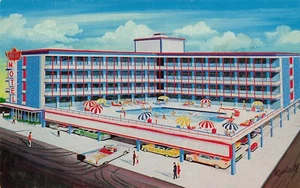 POSTCARD Mt Royal Motel, Park Place near the Boardwalk, Atlantic City, NJ - Picture 1 of 2