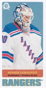 2014-15 OPC MINI TALL BOYS # 24 HENRIK LUNDQVIST RANGERS