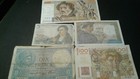 World Old Bank notes France Scarce currency 225 Francs 1939/1943/1947/1951/81!