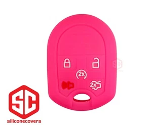 1x New KeyFob Remote Fobik Silicone Cover Fit / For Select Ford Lincoln Vehicles - Picture 1 of 2