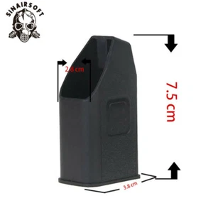 Cargador de velocidad de munición táctico para 9 mm .40 .357 .45 GAP Mags clips Glock BK - Imagen 1 de 5