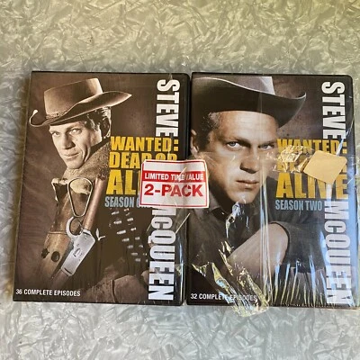 Wanted Dead or Alive Season 1 + 2 Like New DVD Boxsets *Shrinkwrap Is Opened* - Image 1 of 3