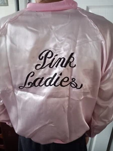 Grease Pink Ladys Bomber Jacket Coat Bookweek Storybook Play Hen Night School - Picture 1 of 10