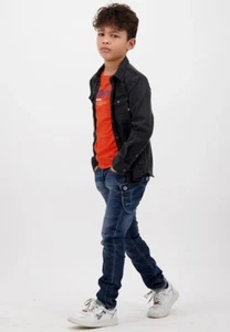 ✿ VINGINO ✿ Jungen Hemd Jeanshemd langarm LUUK black denim Gr.128-176 - Bild 1 von 3