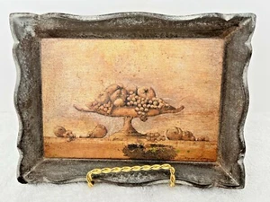 Sezzatini Small Wood Tray Still Life Painting - Picture 1 of 6