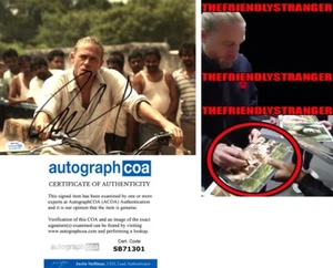 Charlie Hunnam signed "SHANTARAM" 8x10 Photo EXACT PROOF L SOA Monster ACOA COA - Picture 1 of 6
