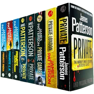 James Patterson Private Series Books 1 - 8 Collection Set Private, Private Lon - Picture 1 of 2
