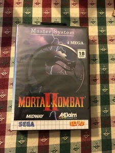 Mortal Kombat II 2 Sega Master System Free Region Tec Toy Brasil New Sealed - Picture 1 of 4
