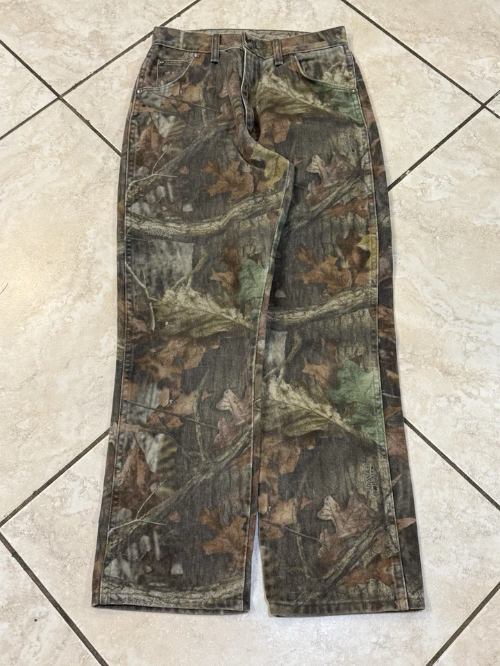 Youth Vintage Wrangler Pro Gear Camo Pants Made In The USA Size 16 Reg 24x27 - Image 1 of 4