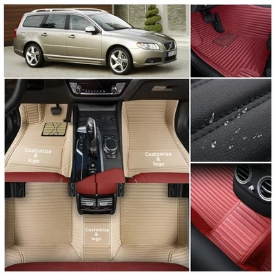 Alfombrillas para Volvo V70 2008-2016 alfombrillas para todo tipo de clima alfombras de lujo Foto 1 de 4