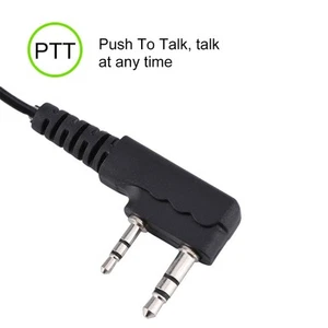 New Universal 2pin Earphone Talkie Headset Earpiece For K Head Walkie Talkie Ra - Zdjęcie 1 z 10