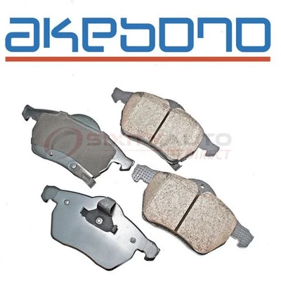 Akebono EURO Front Disc Brake Pad Set for 1999-2005 Saab 9-5 - Braking qv - Imagem 1 de 4
