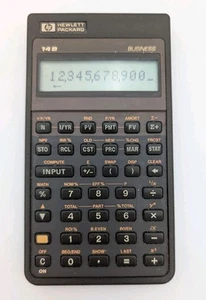 Calculadora financiera empresarial Hewlett Packard HP 14B sin estuche - Imagen 1 de 6