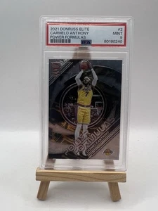 Panini PSA MINT 9 Carmelo Anthony Power Formulas 2021 Donruss Elite #2 - Bild 1 von 10