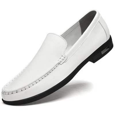 Men's Casual Shoes Genuine Leather Slip-on Penny Loafers Shoes - Image 1 of 4