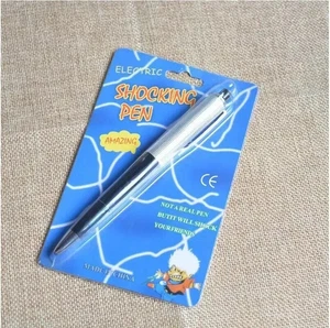 Pluma de descarga eléctrica broma broma mordaza juguete divertido truco regalo de Navidad para niños y adultos - Imagen 1 de 10