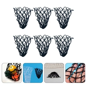 6 Pcs Pool Table Mesh Bag Snooker Ball Case Billiard Net Pockets - Bild 1 von 12